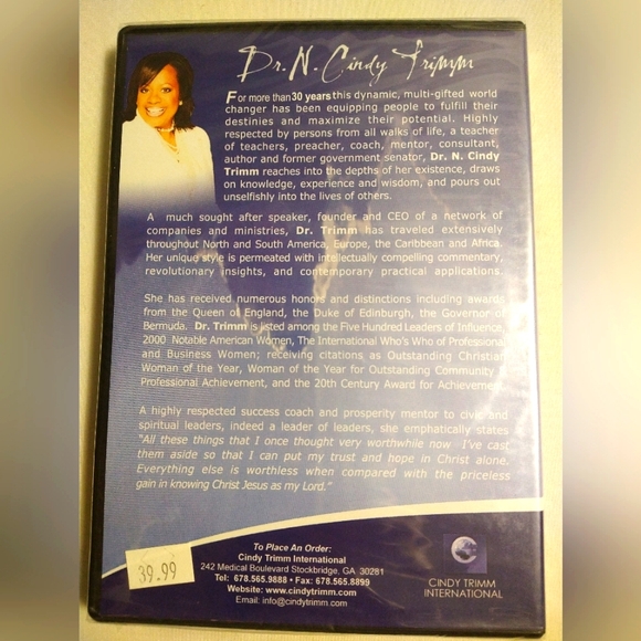 DR.CINDY TRIMM COMMAND YOUR MORNING HARDCOVER & MULTIPLE AUDIO CD BUNDLE (NWT) - Picture 8 of 12